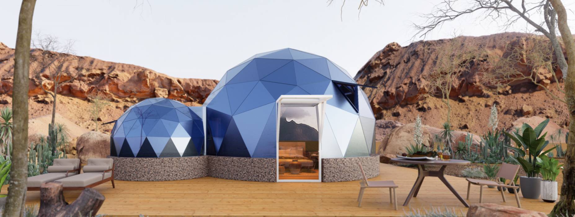 湖里区球形智能光伏玻璃星空房